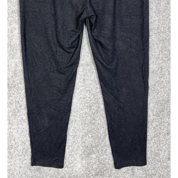 Max &‎ Mia Knit Pull On Tapered Leg Lounge Pants Womens Size Small Black Pockets - Picture 7 of 11